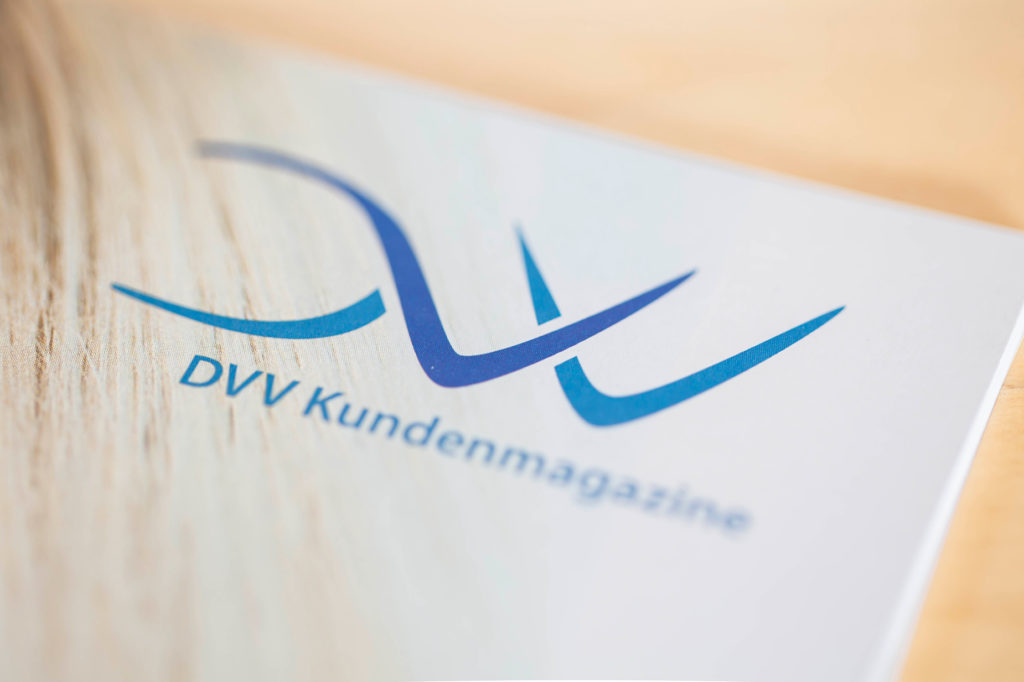 Imagebroschüre für die DVV Kundenmagazine